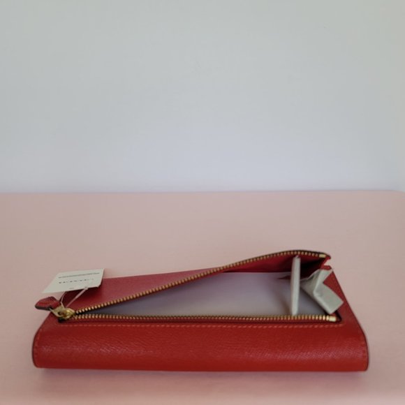 COACH Wyn Crossgrain Leather Wallet –Sport Red 🎈$121.⭐ - Picture 8 of 16